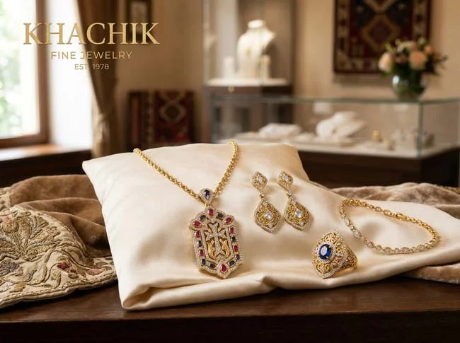 طراحی سایت طلا و جواهری فاخر خاچیک (Khachik Jewelry)